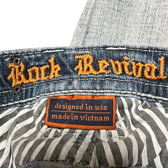 Rock Revival 25 Rima Ankle Length Skinny Distressed Jeans - Picture 8 of 13